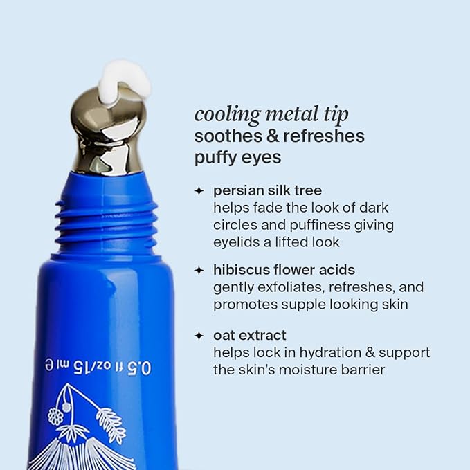 Revitalizing Eye Cream by Cocokind, Depuff & Reduce Fine Lines and Wrinkles, Cream for Firmer and Brighter Looking Eye Area, Hydrating with a Cool Metal Applicator Tip, 0.5 Fl Oz