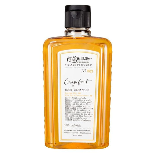 C.O. Bigelow Grapefruit Body Wash, Village Perfumer Moisturizing Body Wash with Aloe Vera, 10 Fl Oz