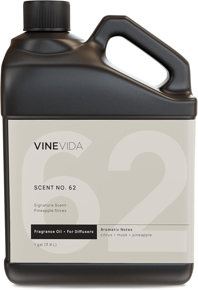 VINEVIDA [128 Fl Oz] Pineapple Slices Fragrance Oil for Cold Air Diffusers, Essential Oils for Diffuser Oil Refill & Air Freshener Room Spray