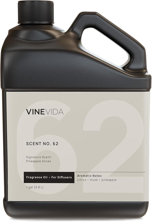 VINEVIDA [128 Fl Oz] Pineapple Slices Fragrance Oil for Cold Air Diffusers, Essential Oils for Diffuser Oil Refill & Air Freshener Room Spray