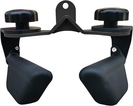 KORIKAHM Adjustable Lat Pull down Bar, Cable Machine Attachments for Gym, Home Gym Fitness T-bar Row Pulldown Attachments, Lat Pull Down Machine Wide Grip Neutral Grip Handle