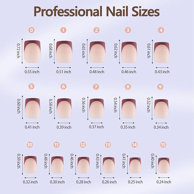 Misssix XBASICTIPS French Tip Press On Nails, 150Pcs French Gel Nail Tips Short Square, Soft Gel Pre-shaped No Need to File 3 in 1 Tips, Fake Nails for Nail Art DIY Extension Designs 15 Sizes