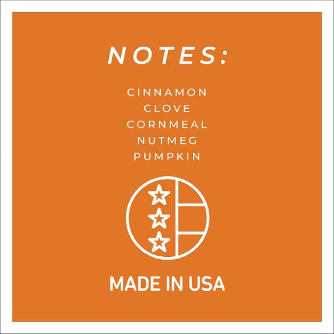 A Cheerful Giver - Pumpkin Cornbread - 34oz Papa Scented Candle Jar with Lid - Keepers of The Light - 155 Hours of Burn Time, Gift for Women, Orange