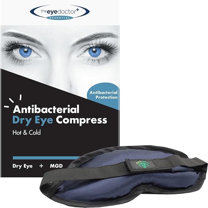 The Eye Doctor Essential Mask – Hot Eye Compress Heat Bag for Dry Eye, Blepharitis and MGD - Safe to Heat in a Microwave – Hot and Cold Eye Compress