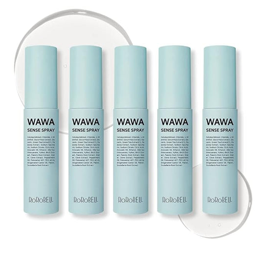 ROROBELL Wawa Sense Spray Oral Care Mouth Freshener Fights Bad breath ((1/3 Fl Oz (Pack of 5)))
