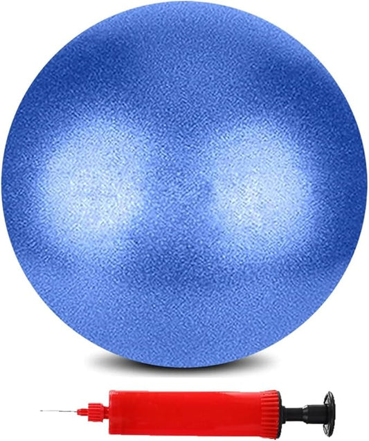 Mini Pilates Exercise Yoga Ball, 6 Inch Small Inflatable Exercise Yoga Ball,Core Training and Physical Therapy Equipment, with Pump