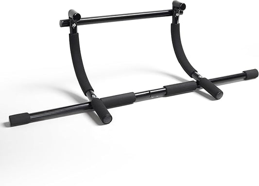 CAP Barbell Xtreme Doorway Pull-Up Bar | Portable Door Frame Chin-Up & Push-Up Bar for Home Gym | 300 lb Capacity Calisthenics Strength Equipment | No-Drill Indoor Workout Trainer