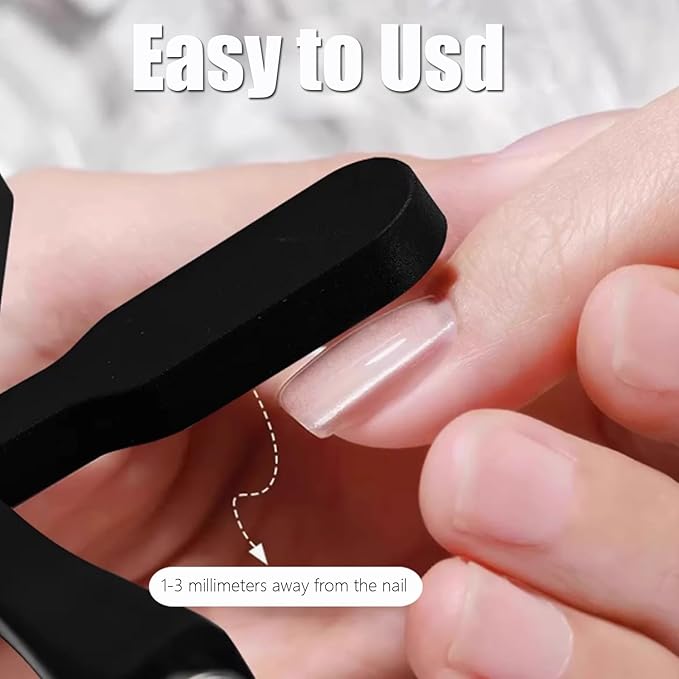 6 in 1 Nail Magnet, Cat Eye Gel Nail Polish Magnet for Nails, Magnetic Nail Polish Gel Tools with Silicone Protective Case for 3D Nail Art Design Nail Salon or DIY,Pink