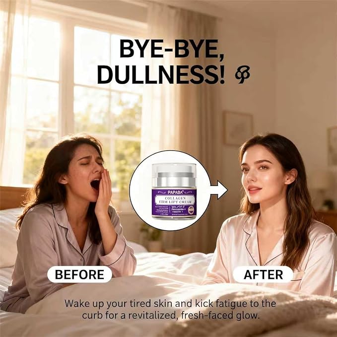 Instant Neck Firming Cream Face Tight Firm Lift Moisturizer Women Men- Collagen & Tripeptide AH-8 Updated Formula For Eye Décolleté Firming Cream for Visible Tightening -Sensitive Skin - Day & Night