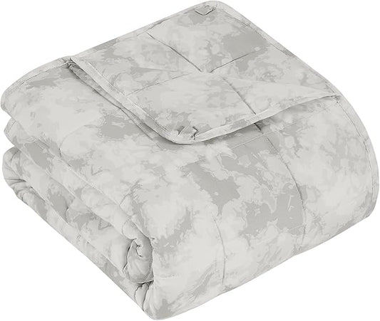 Topcee Weighted Blanket for Adults (20 lbs, 60" x 80") Queen Size Soft Cooling Heavy Blanket Sleeping, Apply to 190-210 lbs Body, Thick Breathable Blanket with Glass Bead, Easy Care