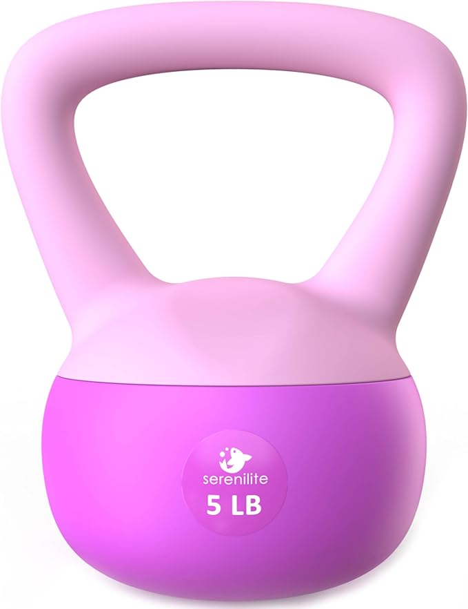 Soft Kettlebells, Serenilite Kettlebell Sets, Kettle Bell Sets for Women & Men, Safe Strength Training Kettlebells, Kettlebell Weights for Home Workouts & More.