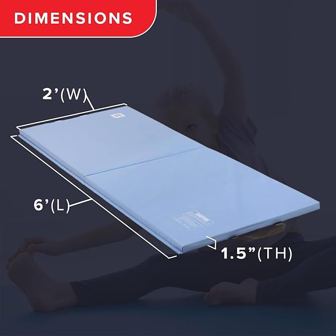We Sell Mats Core Basic Personal Fitness & Exercise Mat - 2x6, 4x6, 4x8 - All Purpose Gym Mat for Home Workout, Yoga, Pilates, Stretches & Floor Exercises