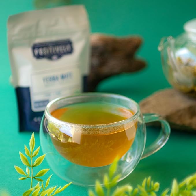 Organic Positively Tea Company, Yerba Mate Tea Bags (Unsmoked), 100 Count, Eco-Friendly Tea Bags, Non-GMO