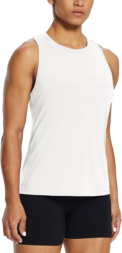 baleaf Workout Tank Tops for Women Sleeveless Running Athletic Loose Fit Yoga Tops Active Shirts Sports Gym Exercise