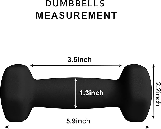Balelinko Home Gym Equipment Workouts Strength Training Weight Loss Pilates Weights Yoga Sets Weights for Women, Men, Seniors and Youth