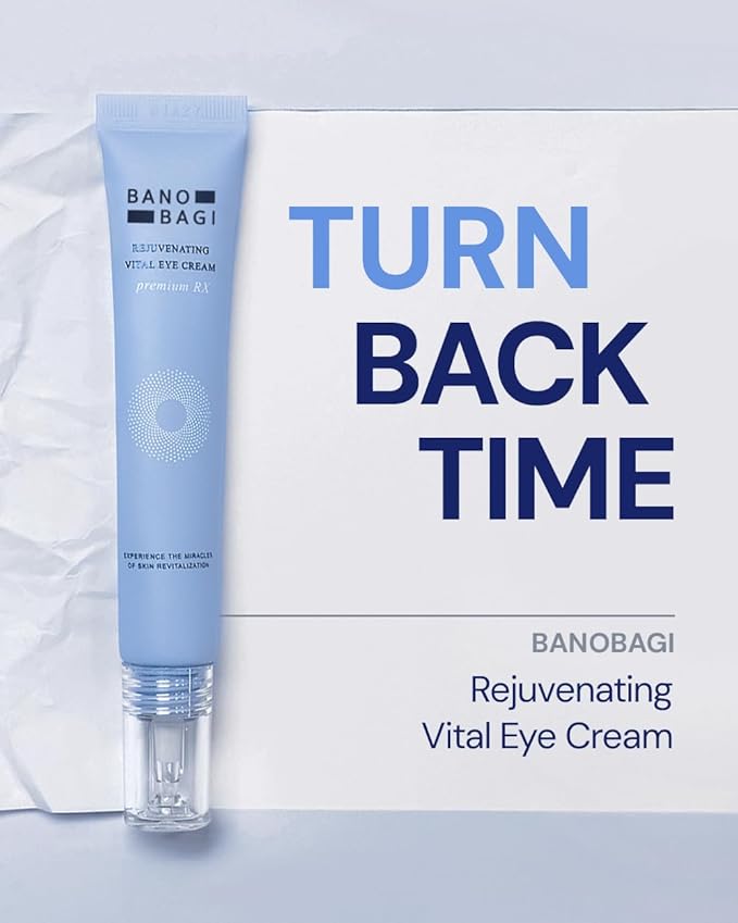 Banobagi PDRN Eye Cream – Under Eye Cream for Puffiness and Bags, Korean Skin Care with Centella, Panthenol & b-PDRN | Firming & Hydrating, Fragrance-Free, 0.5 fl oz