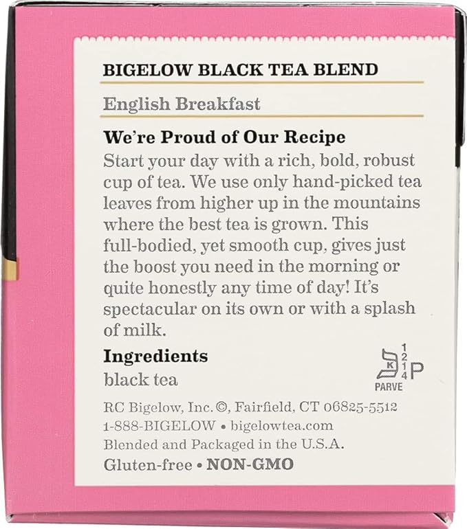 Bigelow Tea, 20 Bags - English Breakfast (3 Pack)