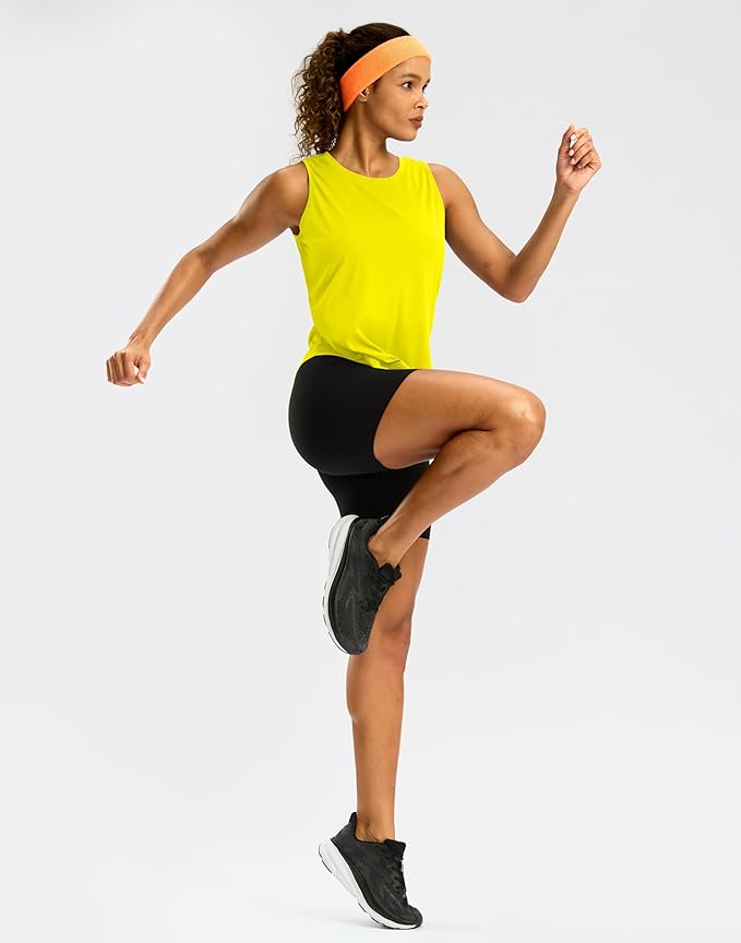 G Gradual Workout Tank Top for Women Sleeveless Athletic Yoga Tops High Neck Quick Dry Running Tennis Sports Shirts for Women