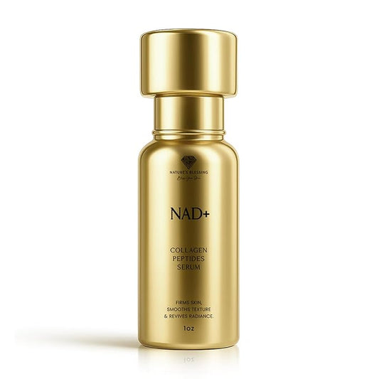 NAD+ Anti-Aging Serum – Boost Cellular Energy, Firm Skin & Reduce Wrinkles – with Niacinamide, Hyaluronic Acid, Peptides & Antioxidants – 1oz Rejuvenating Face Serum for Youthful Radiance