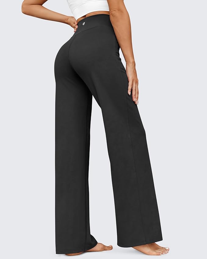 G4Free EverGoing Wide Leg Pants for Women Yoga Pants High Waist Sweatpants with Pockets Stretch Lounge Pants Comfy