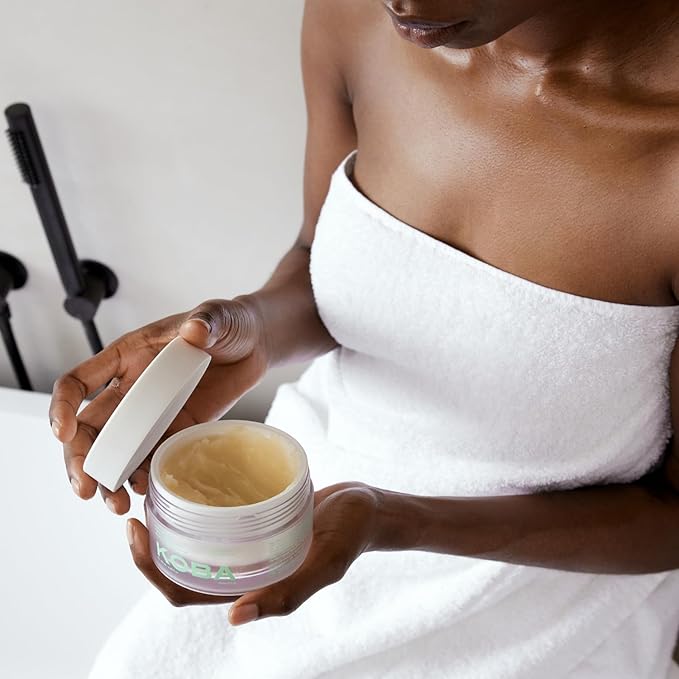 KOBA Safou Sorbet Cleansing Balm - Refreshing & Hydrating Cleansing Balm - For All Skin Types - Floral, Fresh, & Woody Fragrance - Vegan - Natural Ingredients - Safou Oil, Shea Butter, & Jojoba Oil