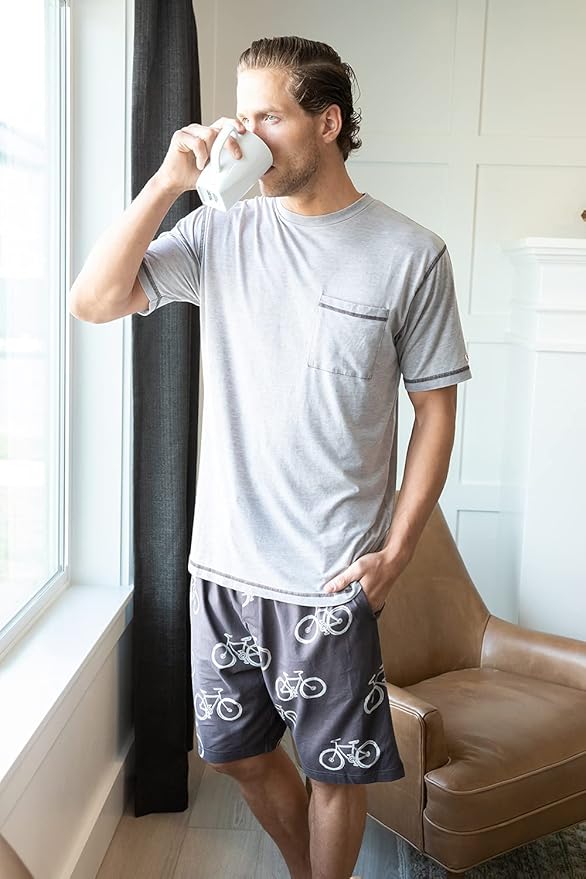 Lazy One Pajama Shorts for Men, Men's Pajama Bottoms, Sleepwear
