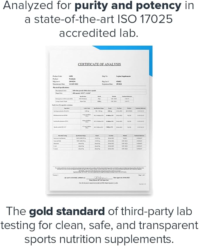 LEGION Biome Probiotic - Natural Probiotics Gut Health Supplement for Women & Men - Probiotic Nutritional Supplements Help Reduce Bloating, Cramping & Gas - Colon Health Probiotic Pills, 30 Servings