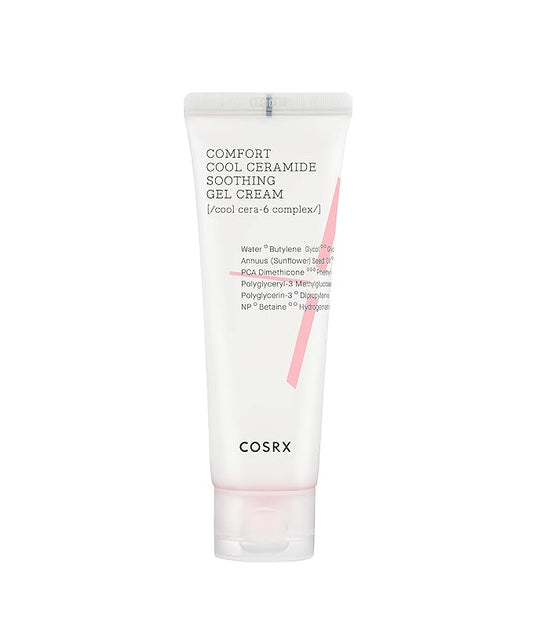 COSRX Balancium Comfort Cool Ceramide Soothing Gel Cream 85ml / 2.87 fl. oz, Light, Cooling, Gel Lotion. After-Sun, Gel Moisturizer, Strengthen & Plump Skin