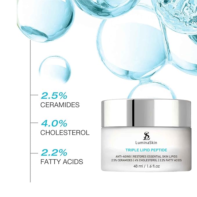 Triple Lipid Peptide - Restore & Fix Mature Skin Advanced Anti-Aging Cream for Radiant, Smooth Skin