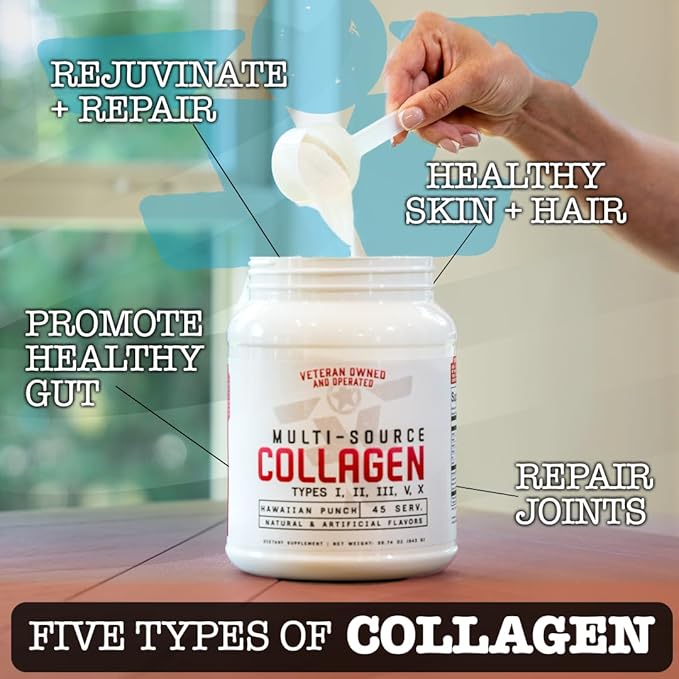 Multi-Source Collagen, Promotes Hair, Skin and Nail Health (Florida Sunshine)