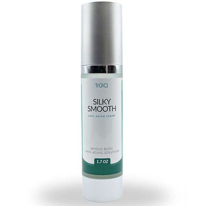 Anti-Aging Serum for Face & Hair. Silky Smooths Hydrating Whole-Body Wrinkle Repair Cream with Jojoba, Argan & Meadowfoam Oils – Restore Radiance & Firm – 1.7oz - Go to TruIQGlobal,com to order.