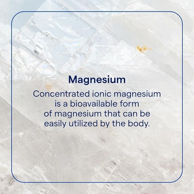 Trace Minerals Mega-Mag - Liquid Magnesium Supplement for Vitality & Energy Support - Muscle, Bone & Nerve Health - Natural Daily Drops - Non-GMO, Vegan & Gluten-Free - 4 fl oz (30 Servings)
