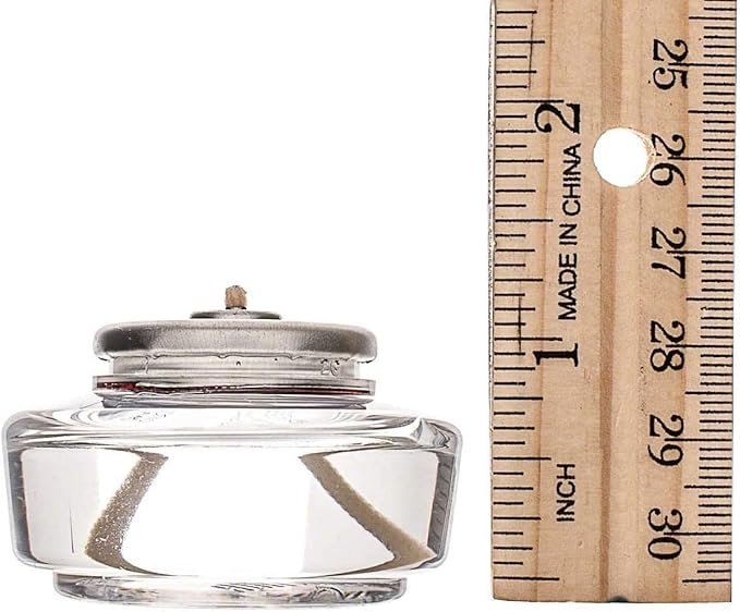 D'light Online 12-Hour Liquid Votive Candles, Disposable Fuel Cells, Event Bulk Package, Emergency Candles, Restaurant Tables, Romantic Dinner Candles and Wedding Tables (Set of 12)