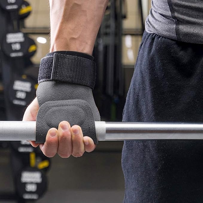 Wrist Straps for Weightlifting for Maximum Grip Support - Lifting Deadlift Strap & Weight Lifting Grips Gloves for Working Out Pull Up Deadlifting & Shrugs