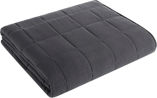 Weighted Blanket 30lbs 88x104 Cooling Breathable Heavy Blanket with Glass Beads for Adult All-Season