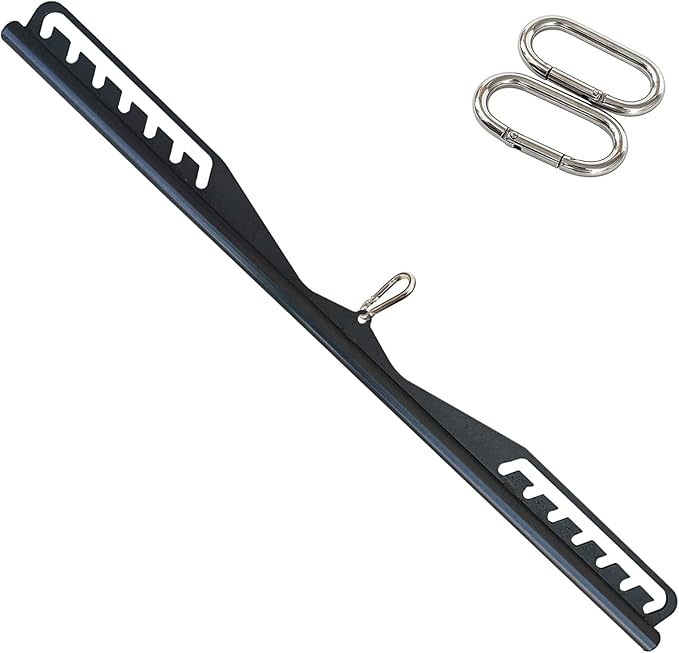 KORIKAHM Adjustable Lat Pull down Bar, Cable Machine Attachments for Gym, Home Gym Fitness T-bar Row Pulldown Attachments, Lat Pull Down Machine Wide Grip Neutral Grip Handle