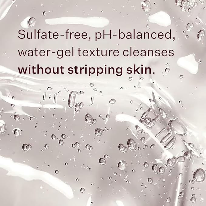 Peach & Lily - Power Calm Hydrating Gel Cleanser (3.38 oz) - Face Wash & Facial Cleanser - Light Makeup Remover - Chamomile, Cucumber Fruit & Cica - Self Care - Vegan & Cruelty Free - Korean Skincare