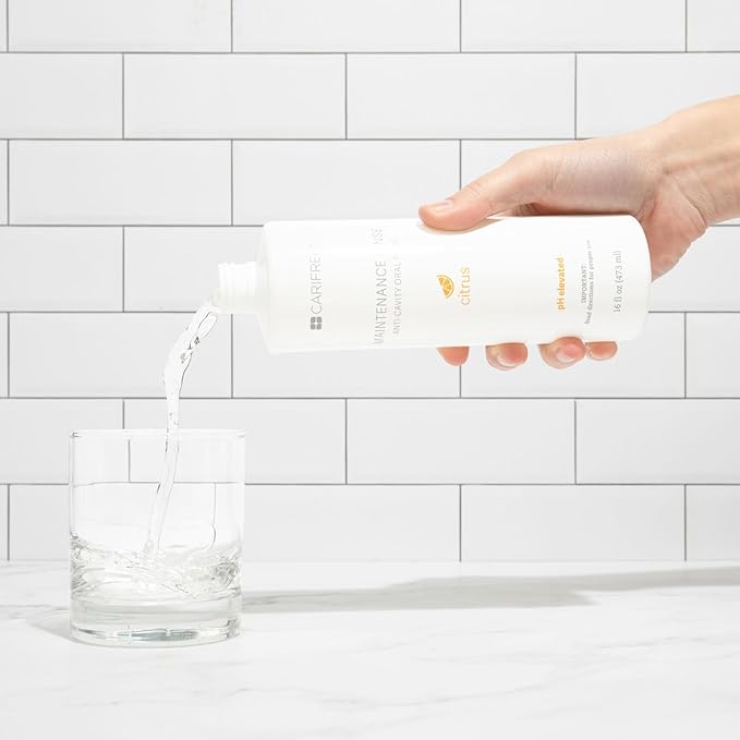 CariFree Maintenance Rinse, Citrus Flavored, Anti-Cavity Fluoride Mouthwash, Dentist Recommended, Prevents Oral Decay, Freshens Breath, Alcohol-Free, Neutralizes pH (Previously CTx3)