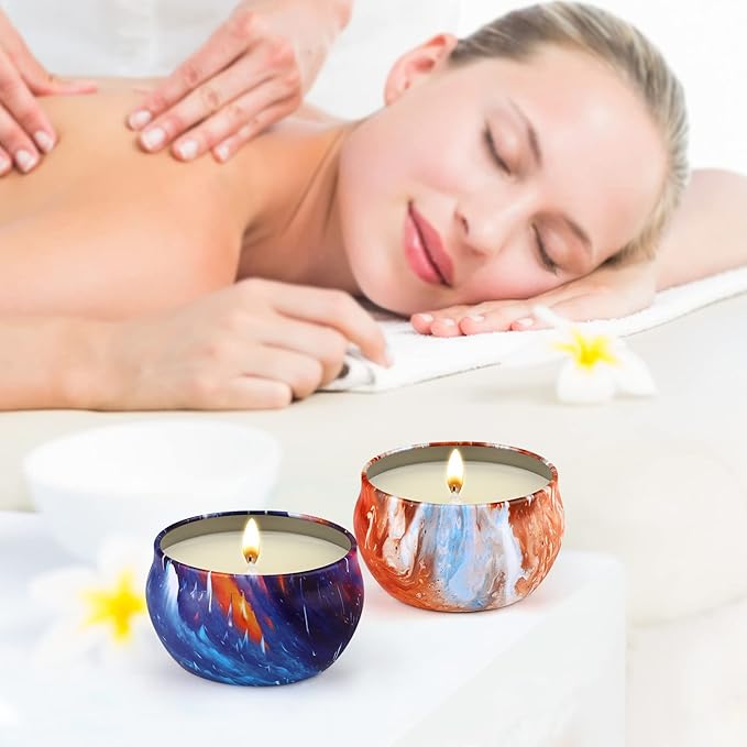 16 Pack Christmas Scented Candles Set for Home, Relaxing Stress Relief, Aromatherapy - Natural Soy Wax and Fragrance - Gifts for Women, Mom, Best Friend, Wife, Birthday