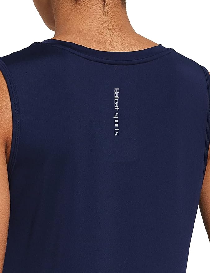 baleaf Workout Tank Tops for Women Sleeveless Running Athletic Loose Fit Yoga Tops Active Shirts Sports Gym Exercise