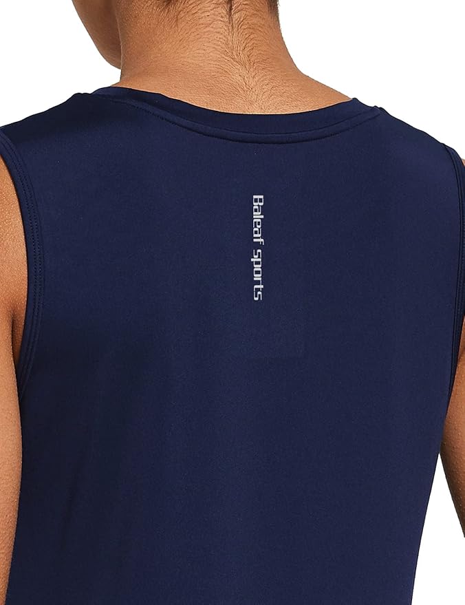 baleaf Workout Tank Tops for Women Sleeveless Running Athletic Loose Fit Yoga Tops Active Shirts Sports Gym Exercise