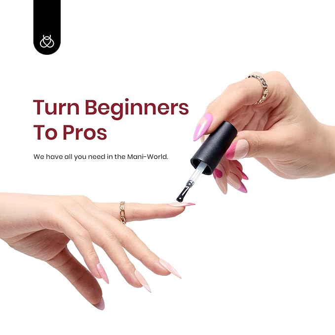 Beetles Pink Gel Nail Polish – Dare to Bare Gel Polish Set, 20 Color Soak off Uv Led Manicure Kit with 3Pcs Base Coat Matte Glossy for DIY Manicure Gift for Women