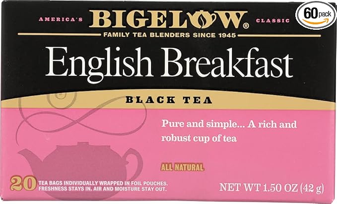 Bigelow Tea, 20 Bags - English Breakfast (3 Pack)