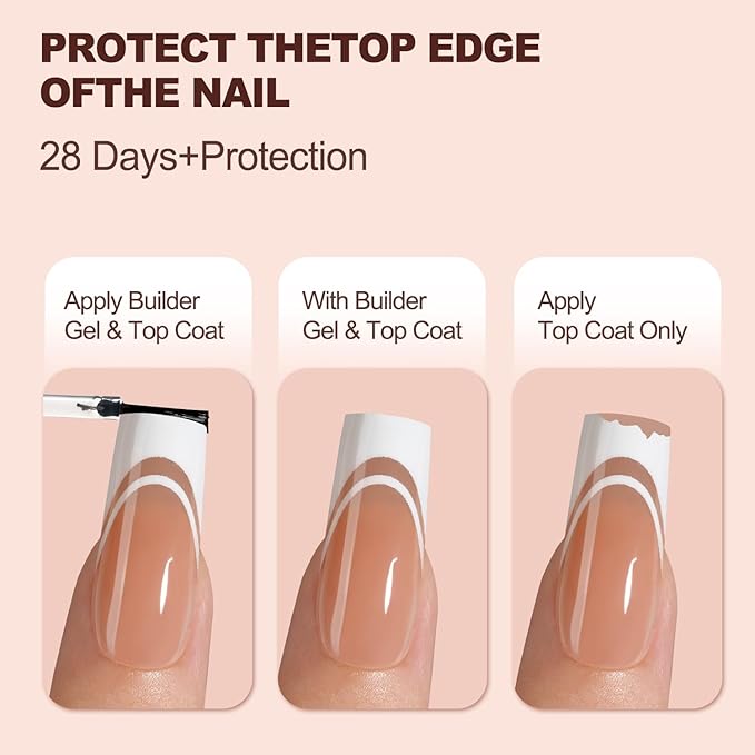 150Pcs French Gel Nail tips - Vansiho French Tip Press on Nails, Long Square Nail Tips, 5 Styles Swirl Nail Tips, Soft Gel Nails False Nail for Nail Art DIY 15 Sizes