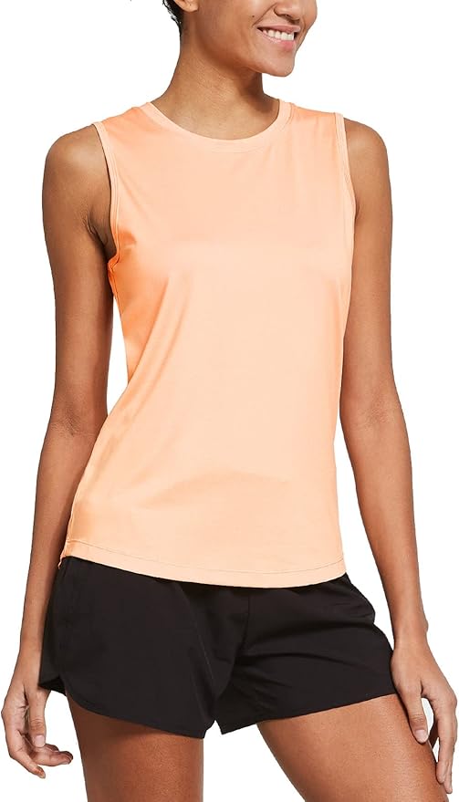baleaf Workout Tank Tops for Women Sleeveless Running Athletic Loose Fit Yoga Tops Active Shirts Sports Gym Exercise