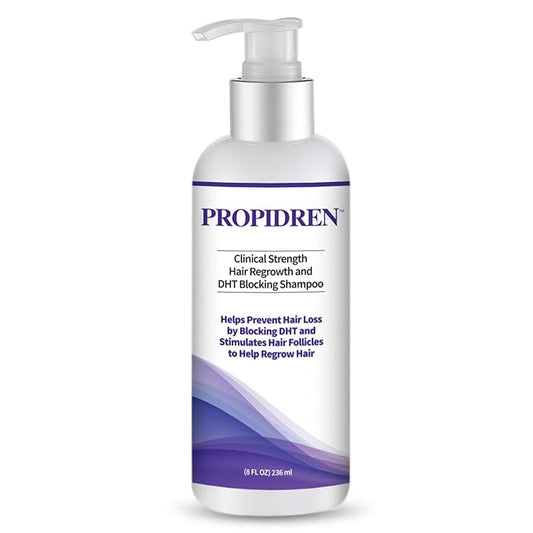 Hairgenics Propidren Hair Growth Shampoo with Biotin, Keratin, and Powerful DHT Blockers to Nourish, Stimulate Hair Follicles, and Regrow Thinning and Balding Hair