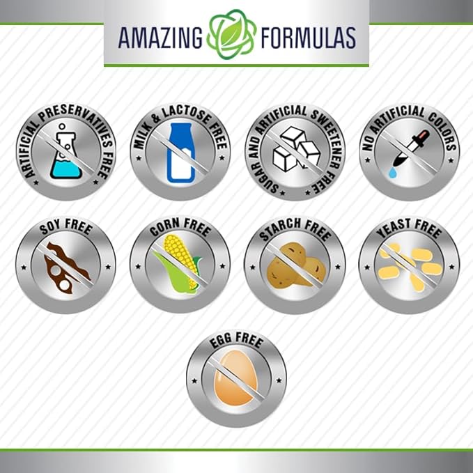 Amazing Formulas Alpha Lipoic Acid 300 Mg | Capsules Supplement | Non-GMO | Gluten-Free | Made in USA (1 Pack | 120 Count)