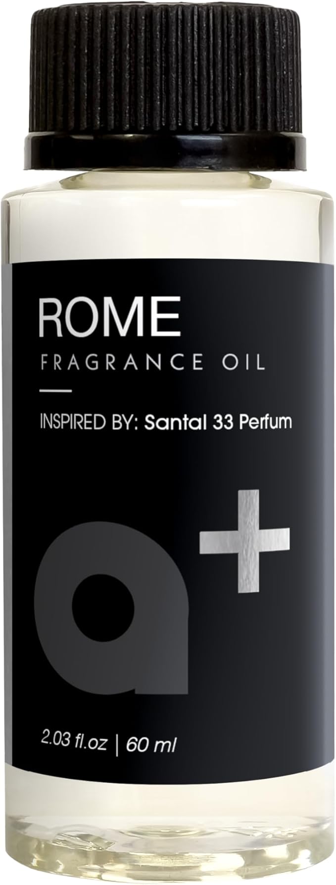 Aromar+ Fragrance Oil – Rome-Inspired by Santal – Luxury Hotel Scent Experience with Leather, Cedar & Sandalwood – for Waterless Diffusers – Long-Lasting Home Aroma – 2oz/60mL