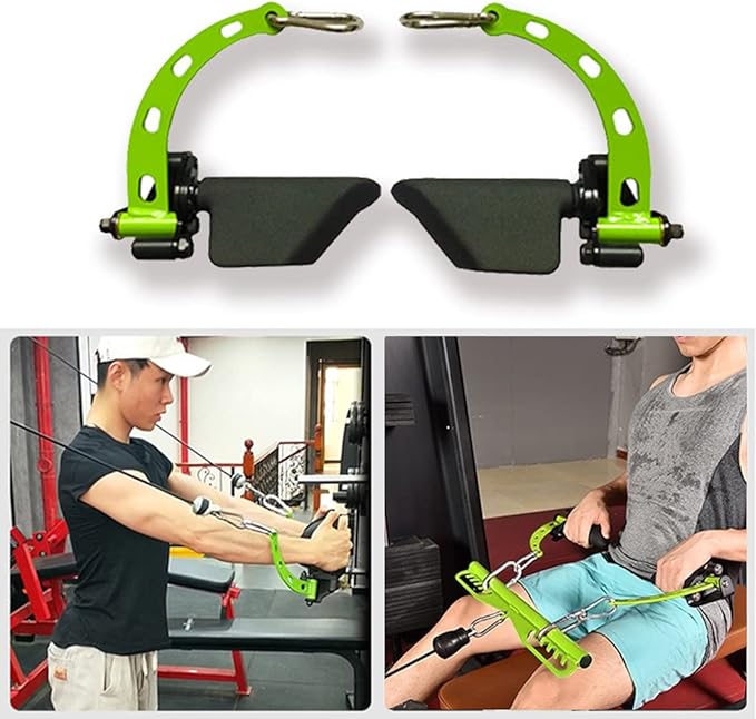 KORIKAHM Adjustable Lat Pull down Bar, Cable Machine Attachments for Gym, Home Gym Fitness T-bar Row Pulldown Attachments, Lat Pull Down Machine Wide Grip Neutral Grip Handle