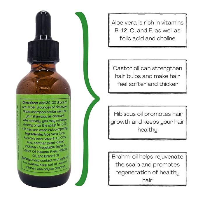 Blooming Mane - Hair Growth Serum, Natural Hair Oil, Promotes Hair Growth 2 fl oz